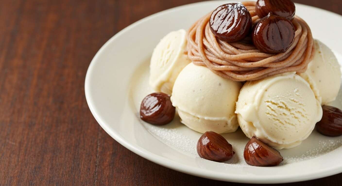 Dessert glacé aux marrons : recette gourmande
