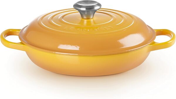 Le Creuset Faitout Signature Signature en Fonte Émaillée, Rond, 26 cm, 2 L, 4.205 kg, Nectar, 21180266724430