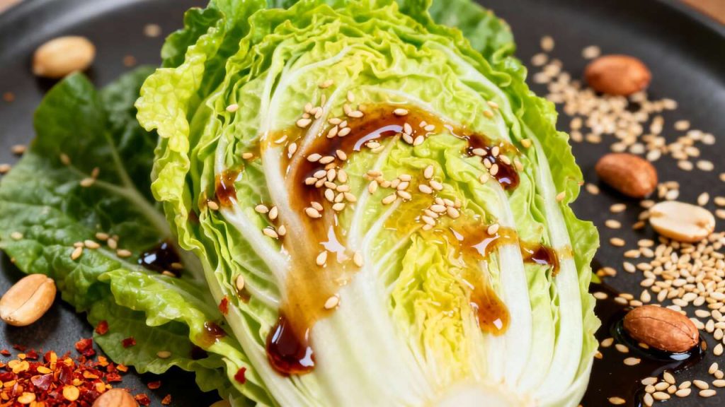 Salade de chou chinois à l'huile de sésame : recette gourmande et facile
