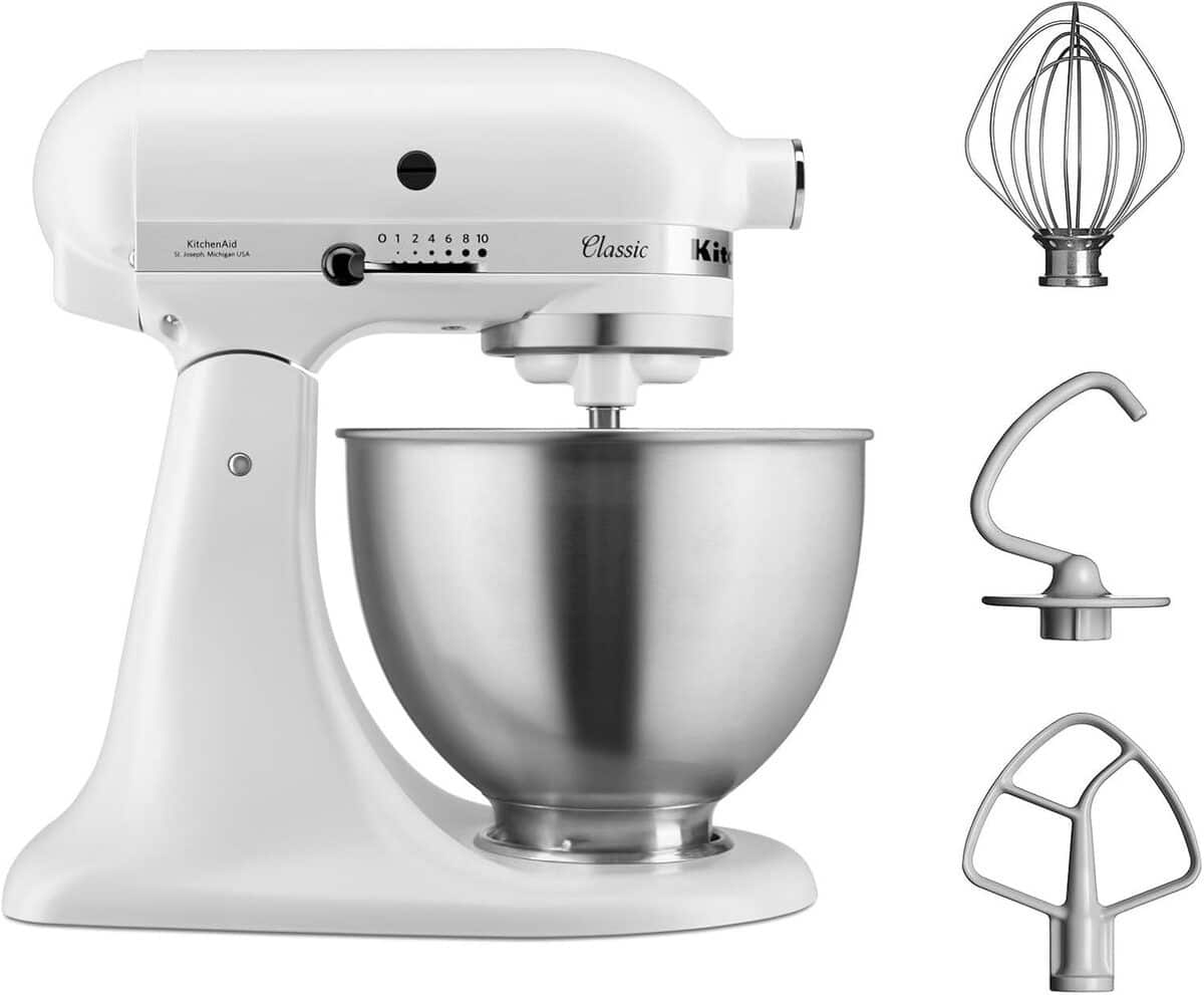Test du robot pâtissier KitchenAid 4, 3 L 275 W blanc