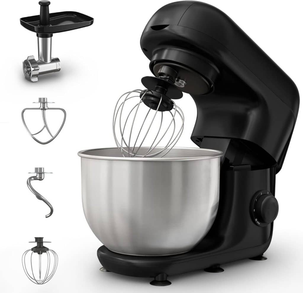 Test du robot pâtissier Moulinex Bake essential 800 W noir
