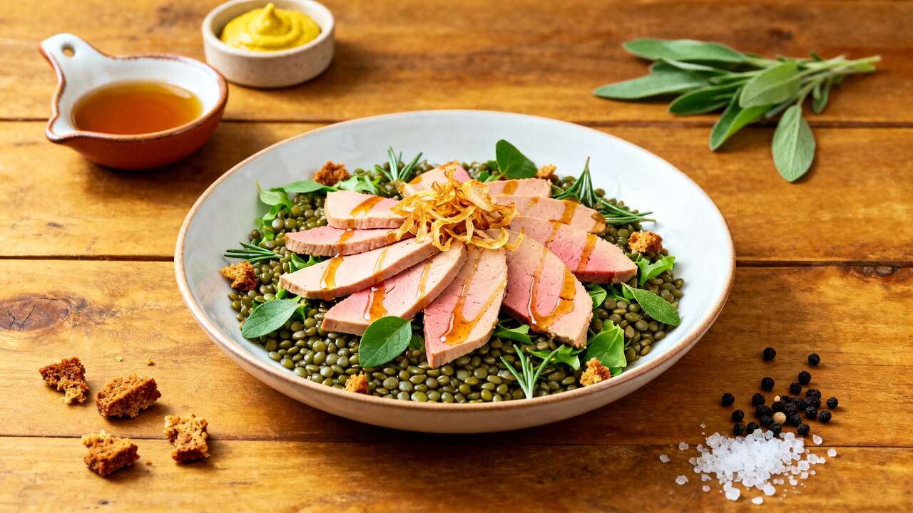 Salade de Lentilles au Foie Gras : recette Gourmande