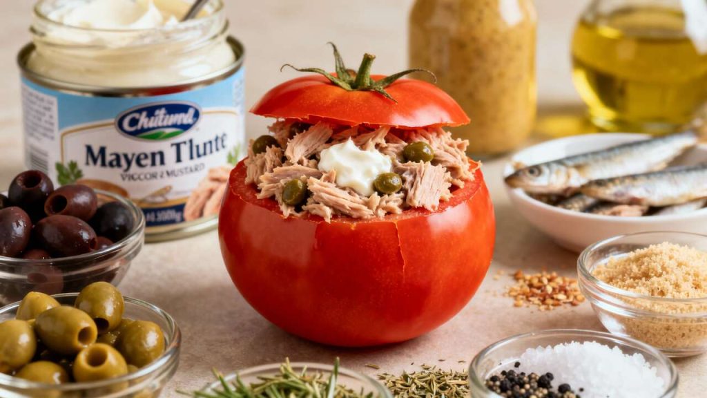 Tomates farcies aux rillettes de thon : recette savoureuse et rapide