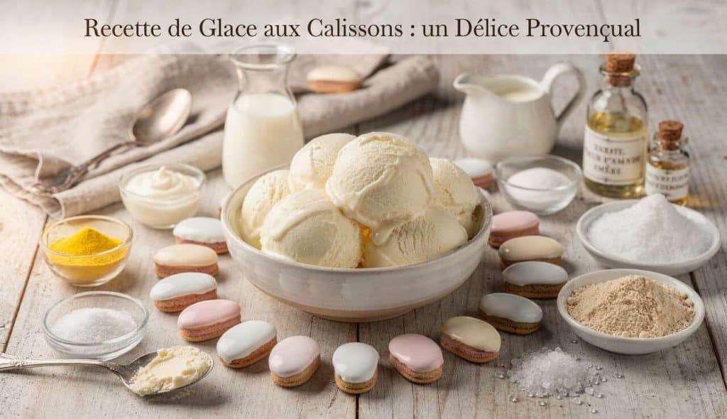 Recette de Glace aux Calissons : un Délice Provençal