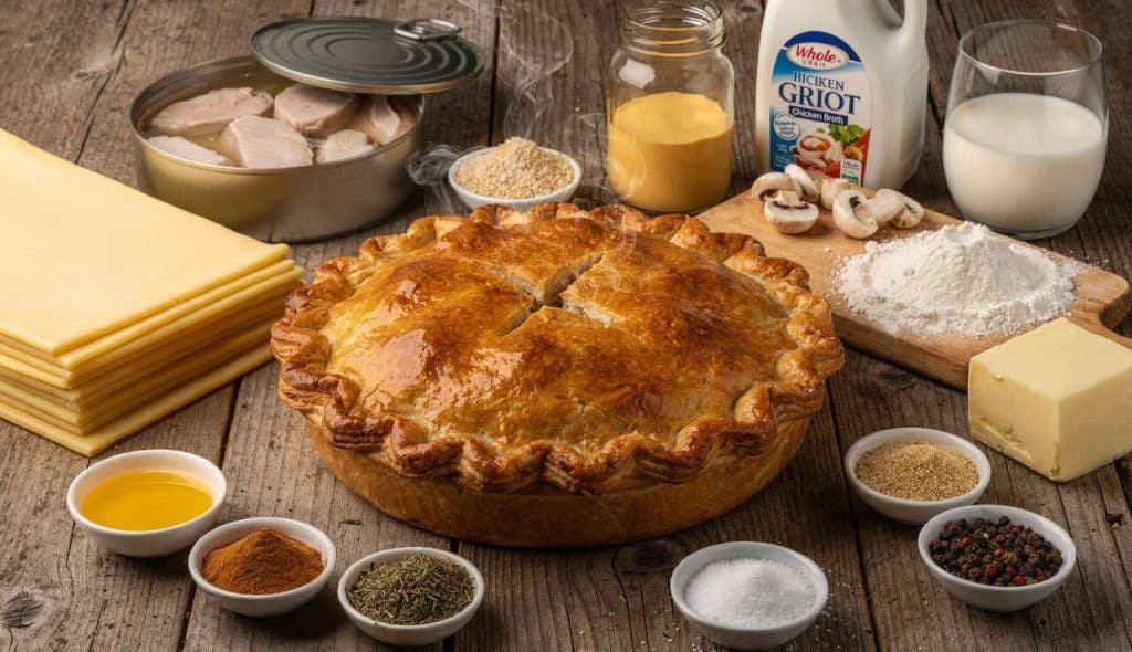 Recette : tourte au Poulet Maison