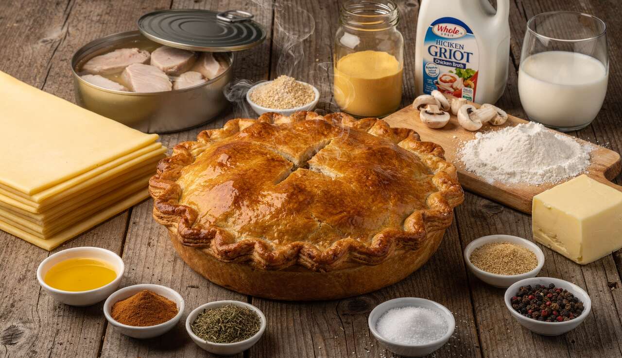 Recette : tourte au Poulet Maison