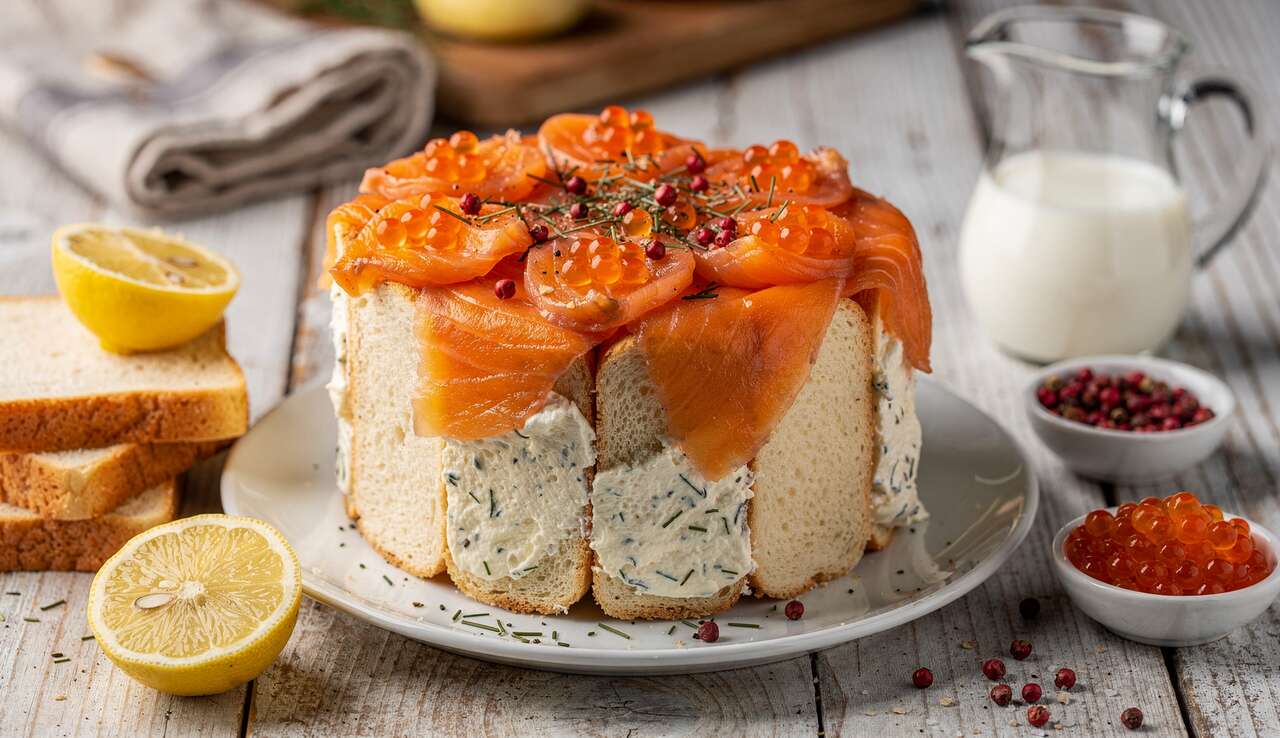 Recette de Charlotte au Saumon Facile et Délicieuse