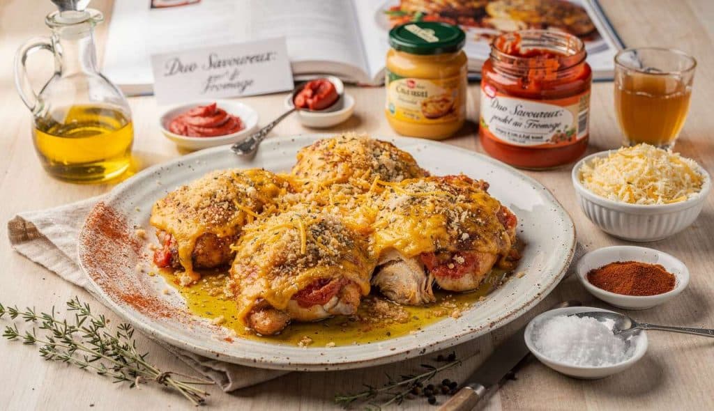 Duo savoureux : poulet au fromage