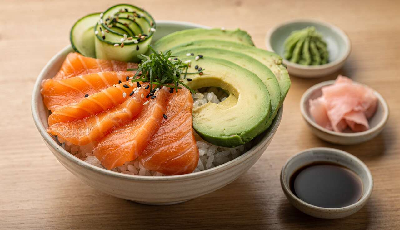 Chirashi Saumon Cru et Avocat : recette Simple et Délicieuse