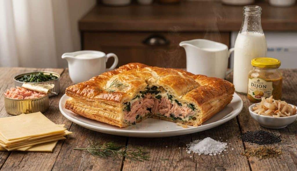 Feuilleté au saumon : recette gourmande rapide