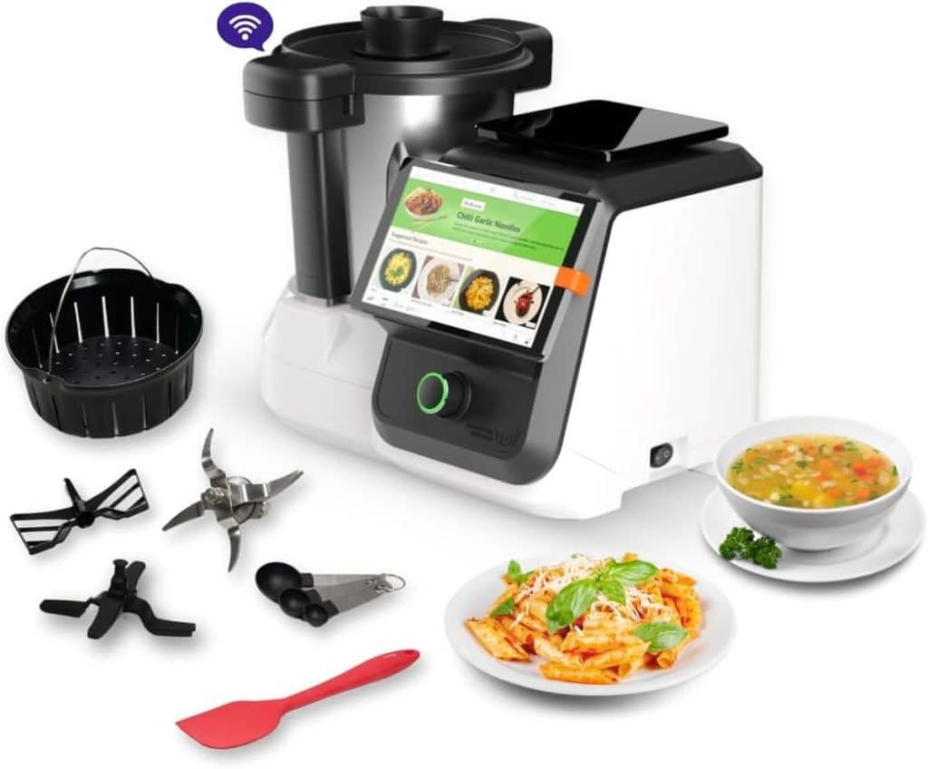 Test de l'assistant culinaire Upliance DelishUp avec écran tactile et IA