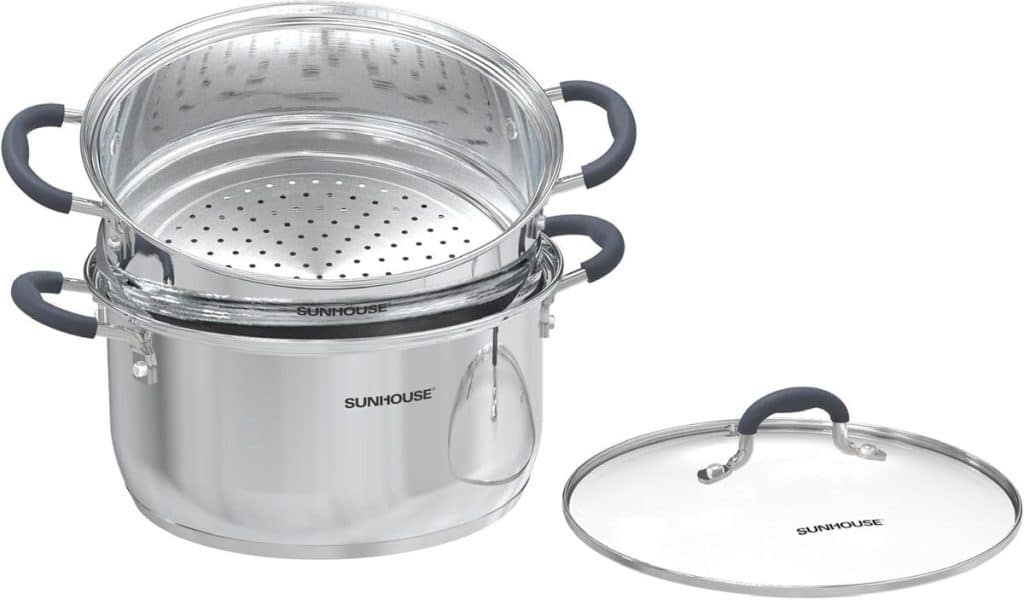 Test du cuiseur vapeur SUNHOUSE : performance 3, 1L en inox