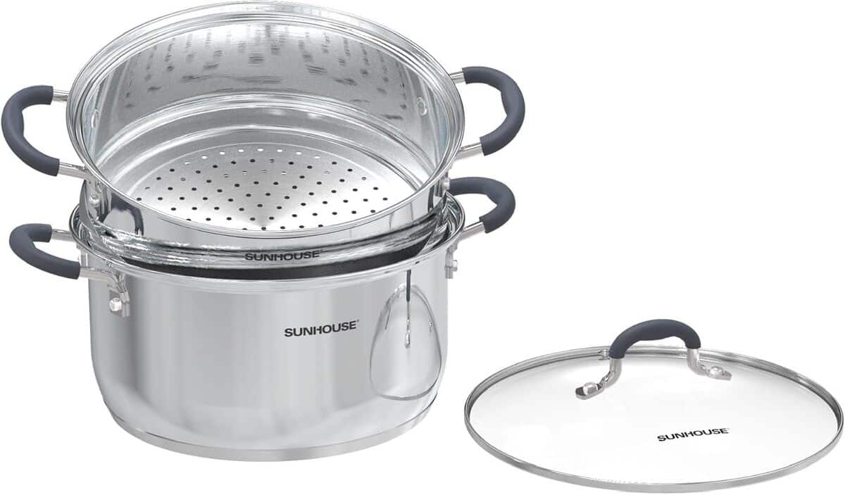 Test du cuiseur vapeur SUNHOUSE : performance 3, 1L en inox