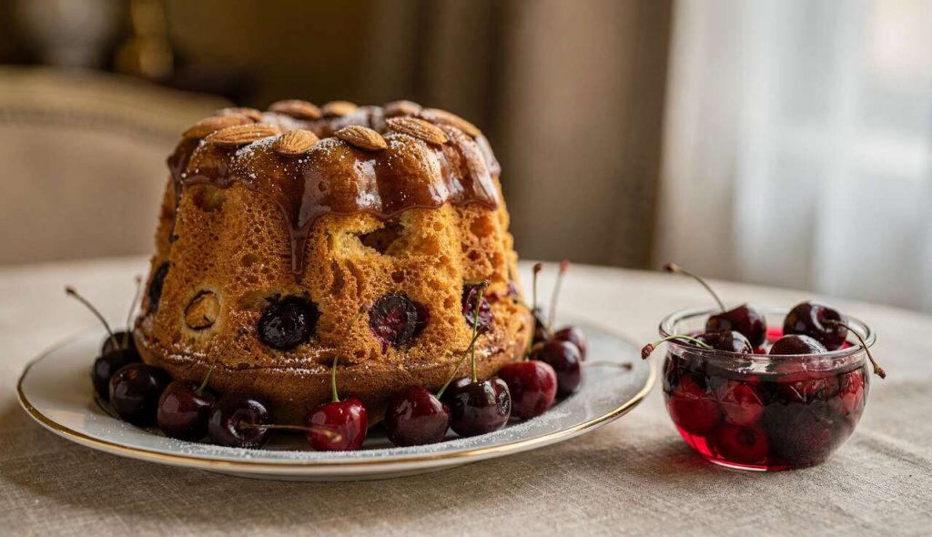 Kouglof glacé au kirsch et griottes : recette gourmande et raffinée