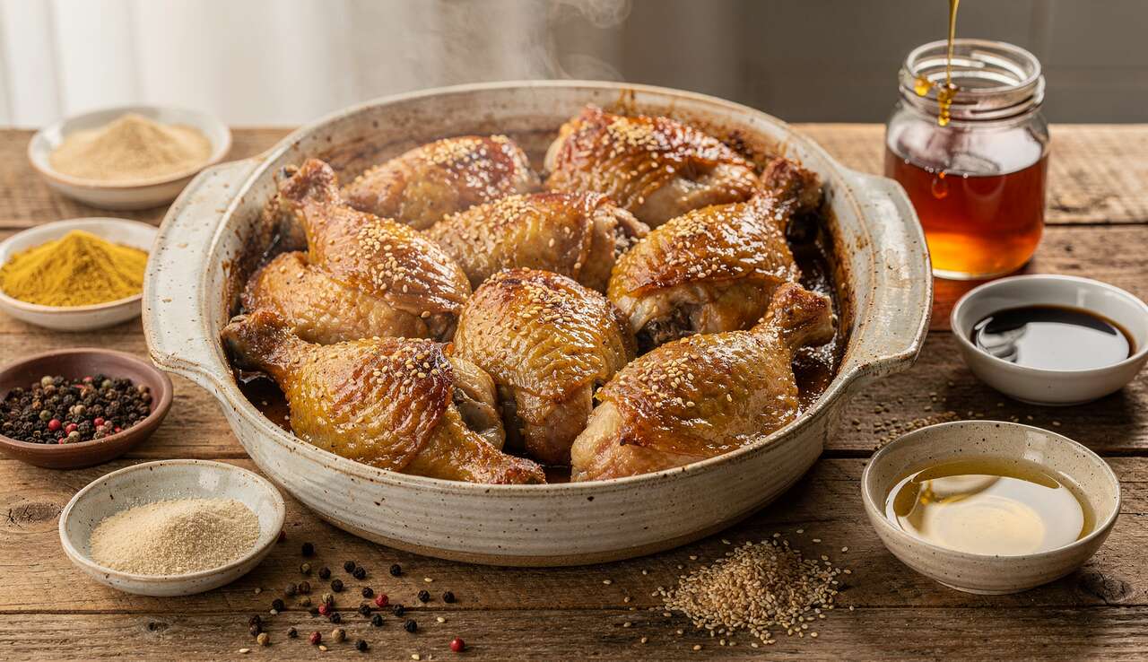 Poulet en cocotte au gingembre : recette savoureuse et épicée