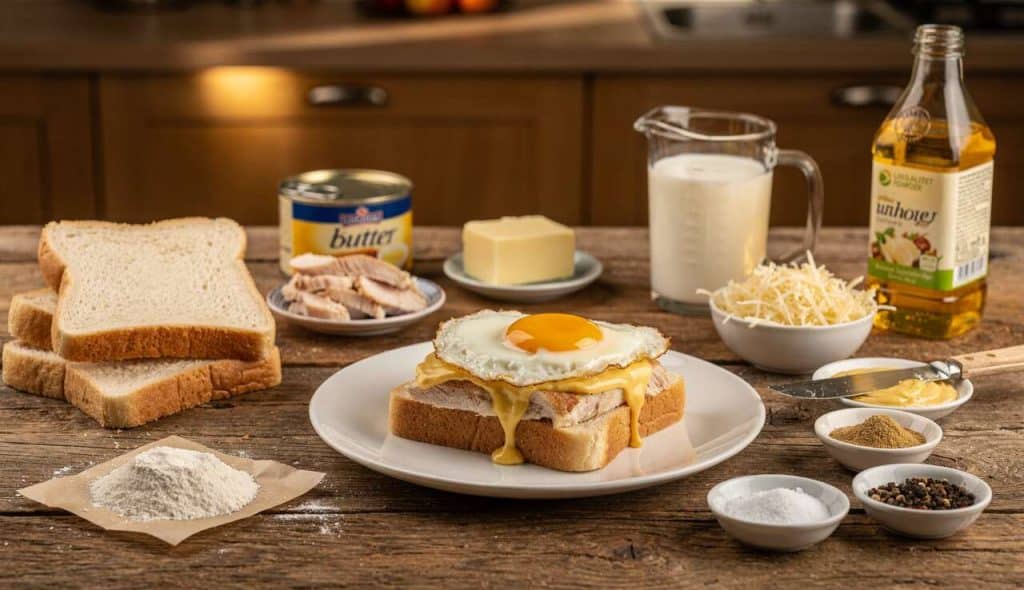 Recette croque-madame au poulet : conseils et préparation