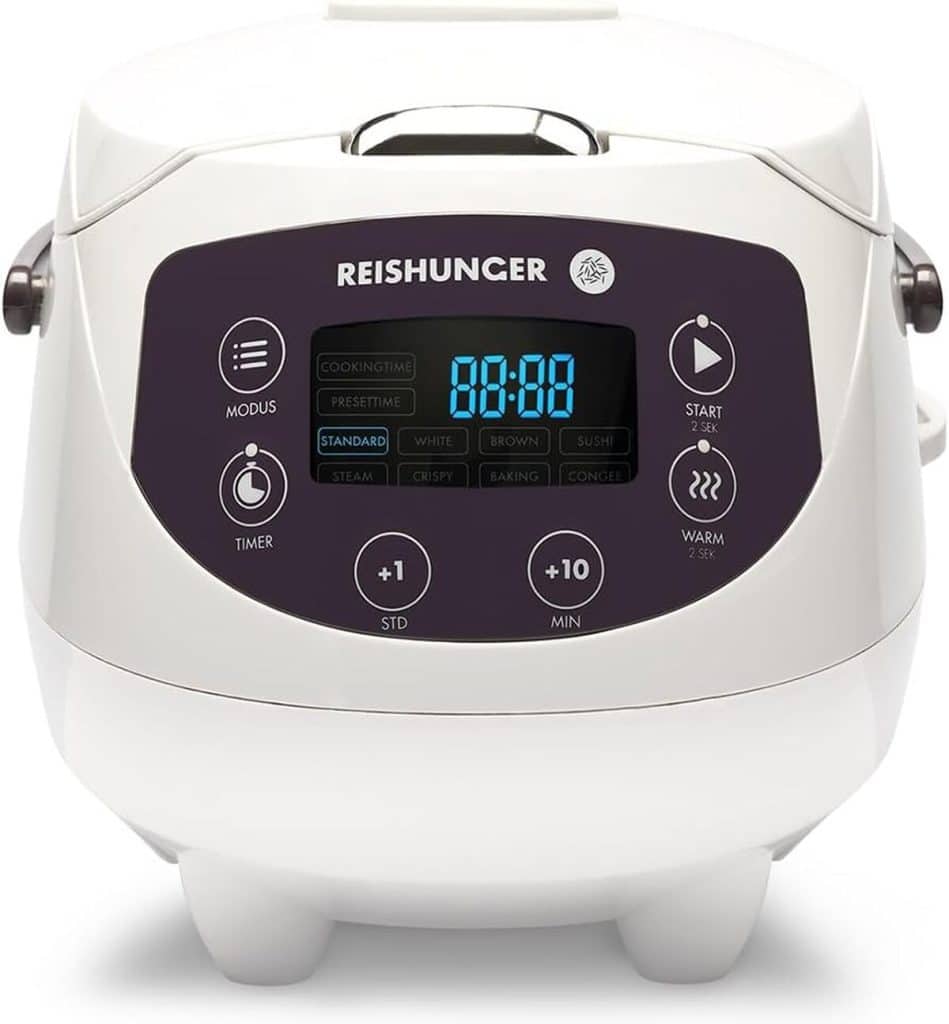 Test : cuiseur riz et vapeur Reishunger Mini 0.6 l blanc