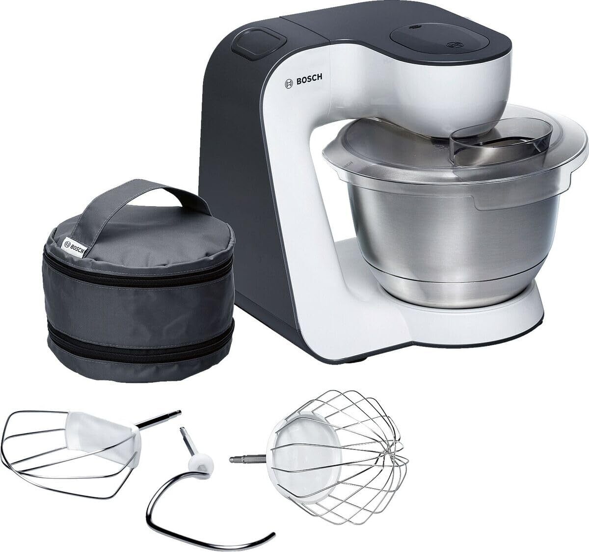 Test du robot pâtissier Bosch MUM54A00 : puissance 900 watts et mélange 3D