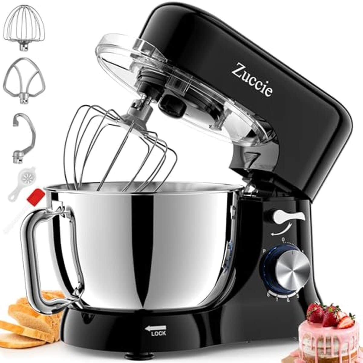 Test du robot pâtissier Zuccie 5 L : 1000W de performance en cuisine