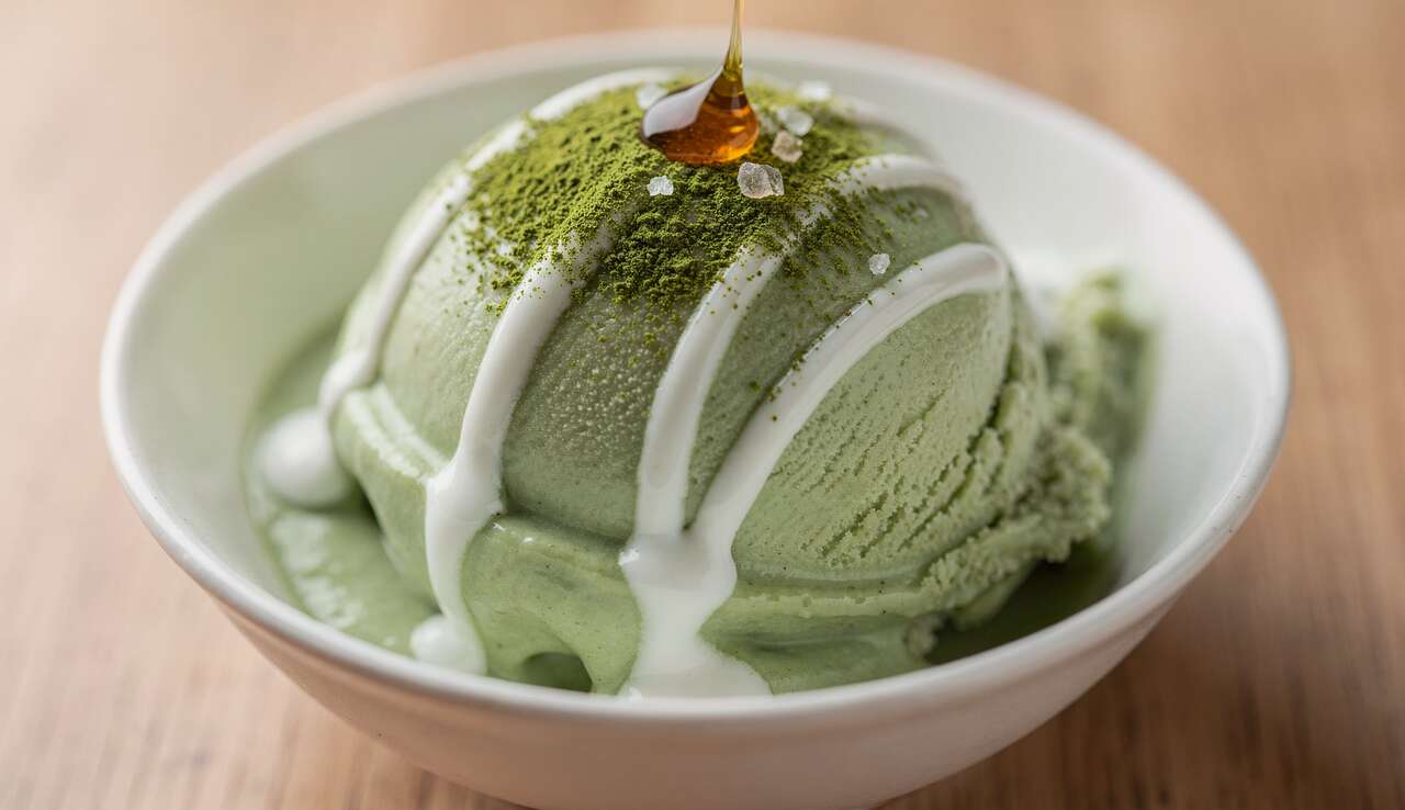Recette de glace au thé matcha maison