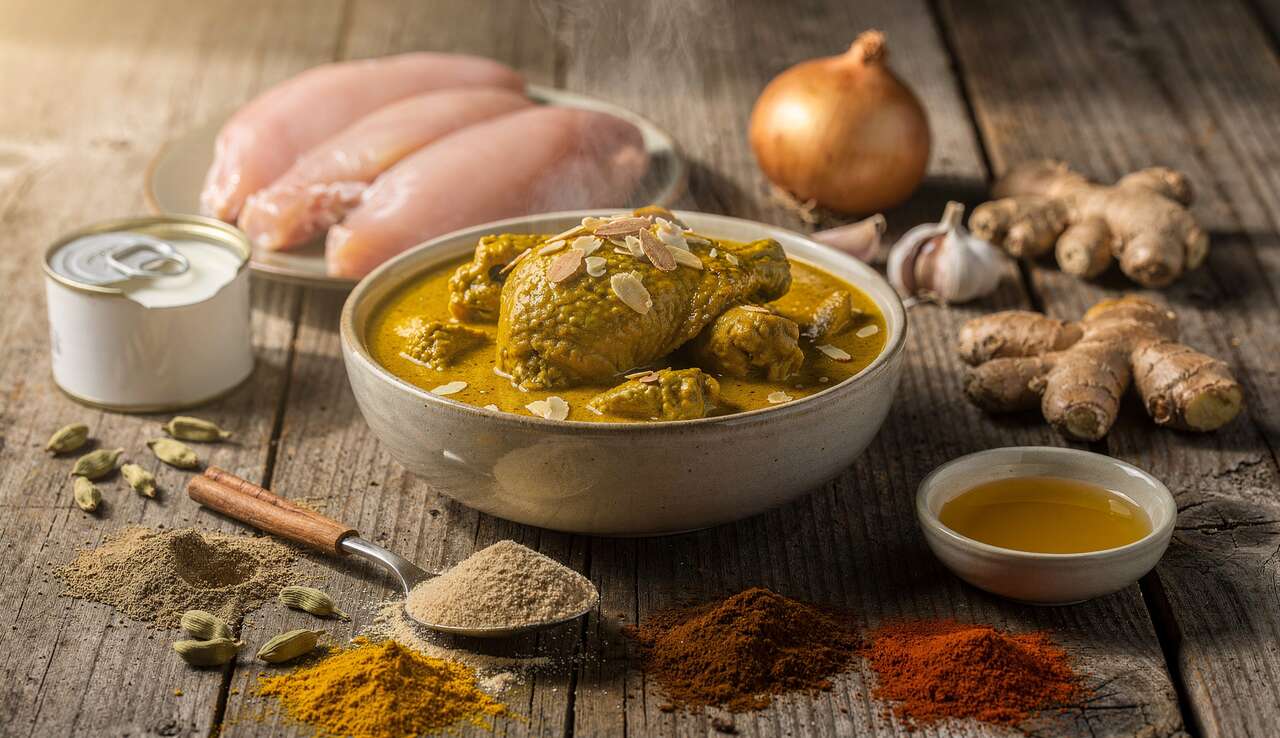 Korma de Poulet au Lait de Coco : recette Savoureuse