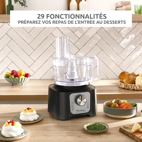 Découvrez notre analyse complète du Moulinex Double Force Compact FP546811 : un robot multifonction performant et pratique pour toutes vos préparations culinaires