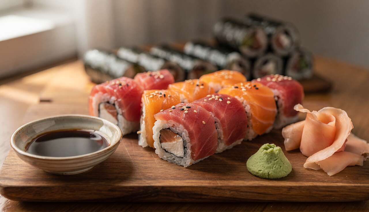 Recette : sushi et Maki au Thon et Saumon