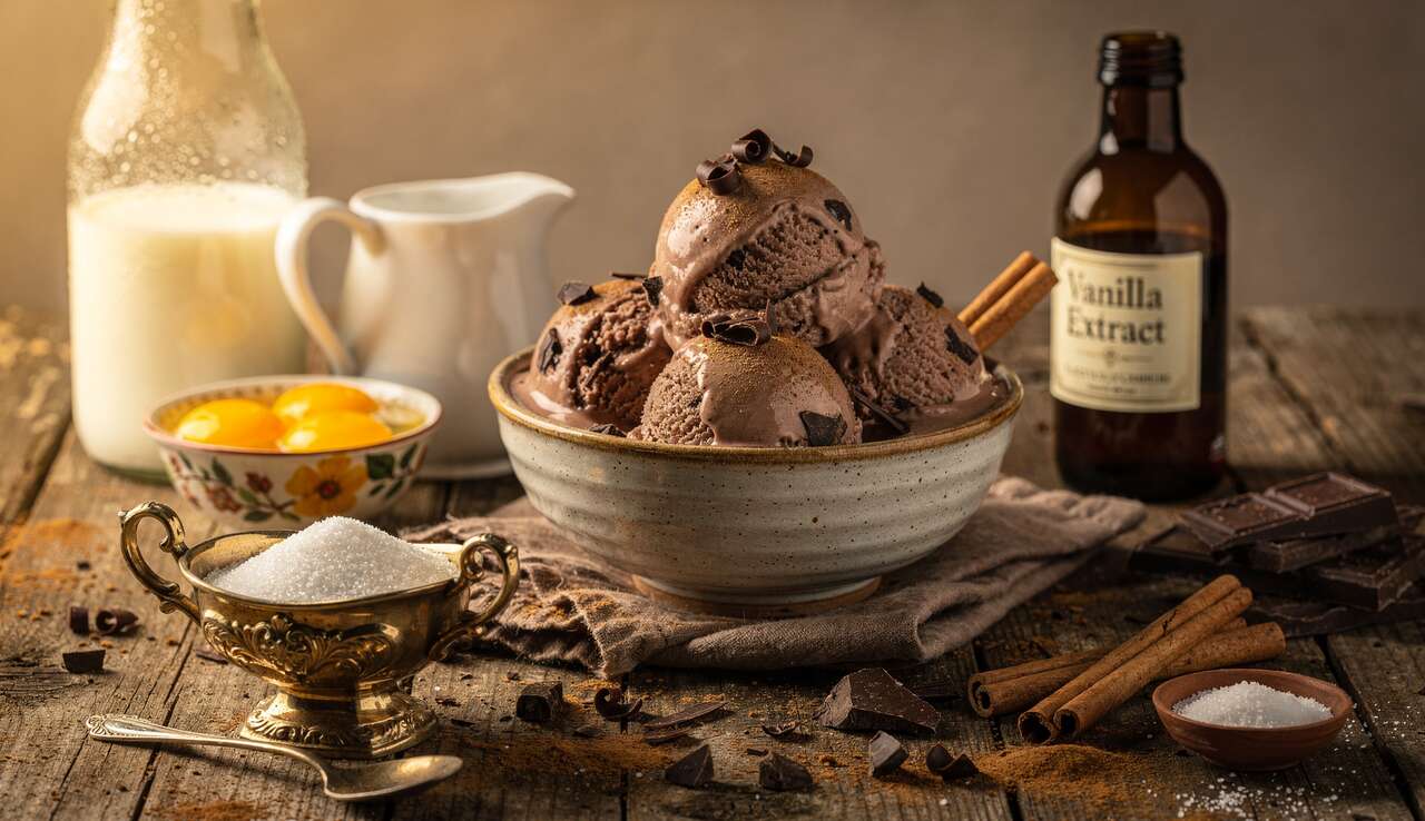 Glace cannelle chocolat : recette facile et gourmande