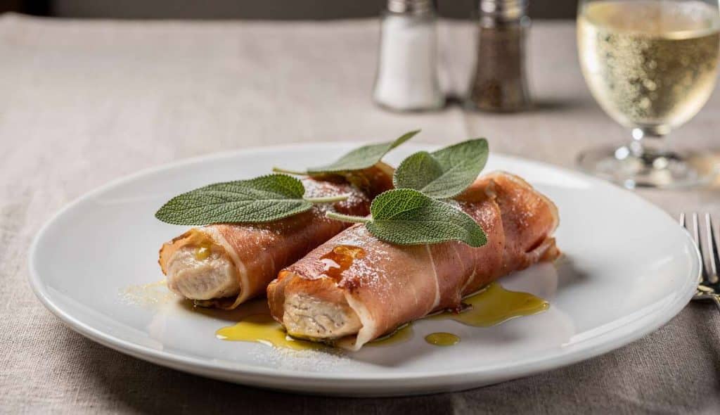 Saltimbocca de volaille à la romaine : recette italienne authentique