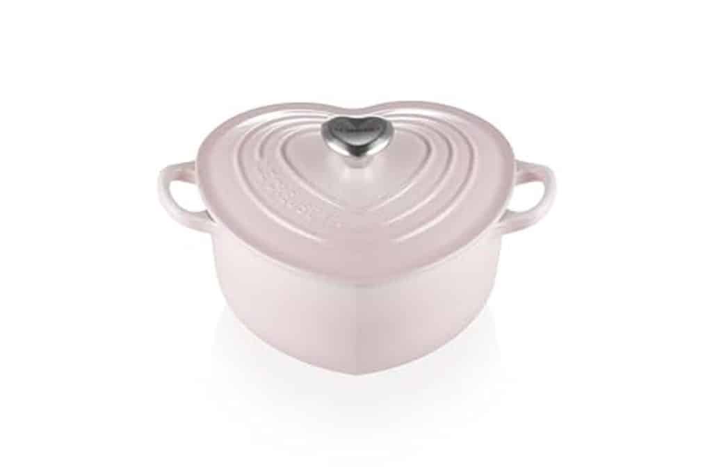 Test : casserole Le Creuset en cœur rose 20 cm