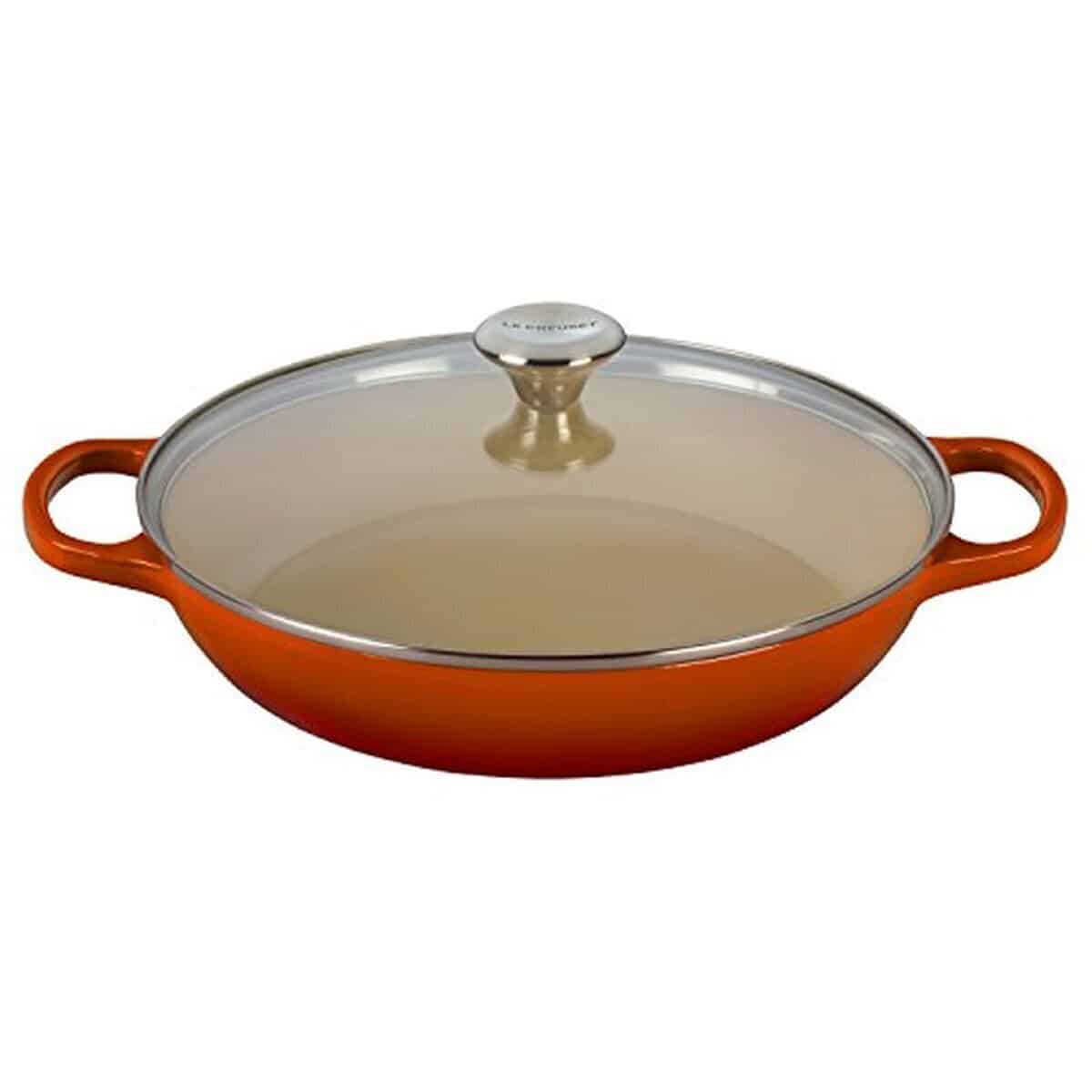 Test : cocotte en fonte émaillée Le Creuset 3 1/2 Quart flamme