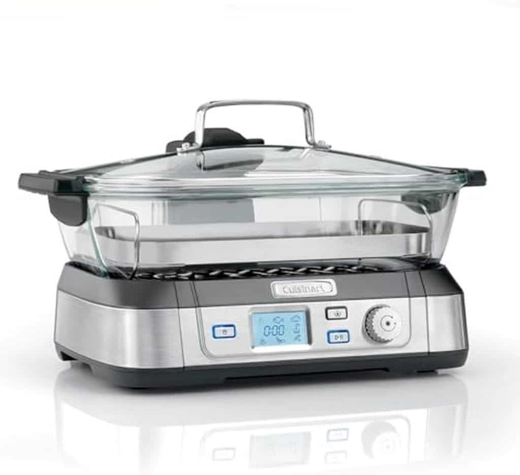 Test du cuiseur à vapeur Cuisinart Cookfresh : efficacité professionnelle en verre