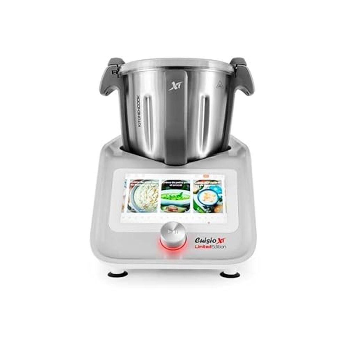 Test du robot cuiseur Cuisioxtconnect 800 recettes Kitchencook gris