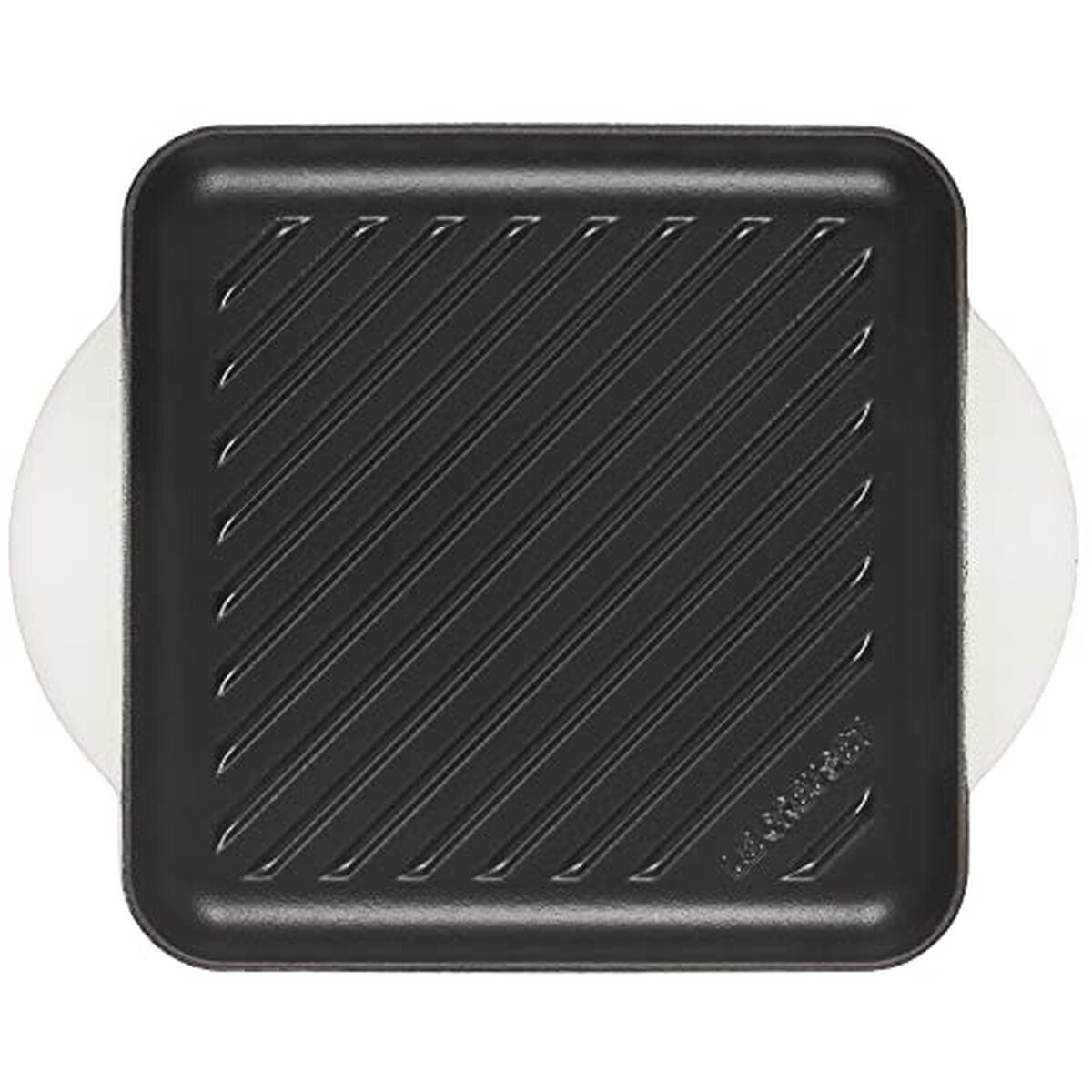 Test : lE CREUSET grille carrée en fonte blanche 24, 1 cm