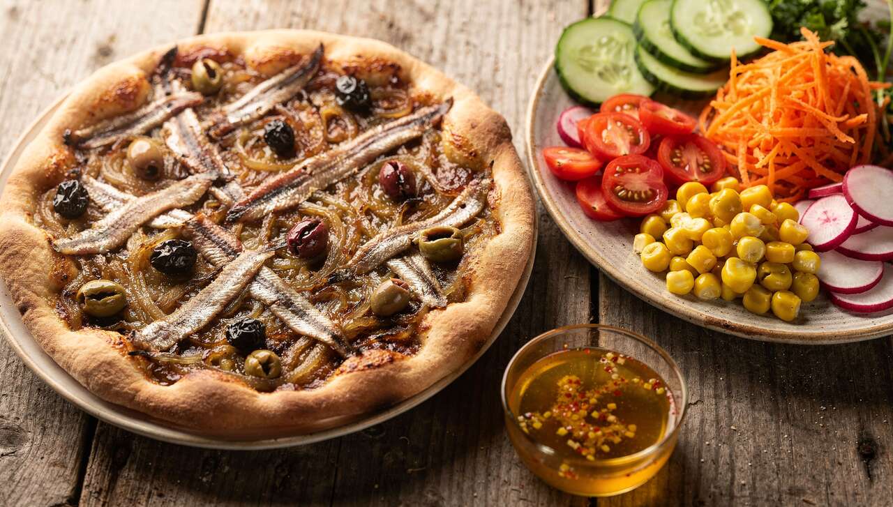 Recette pissaladière et salade de crudités - atelier des chefs
