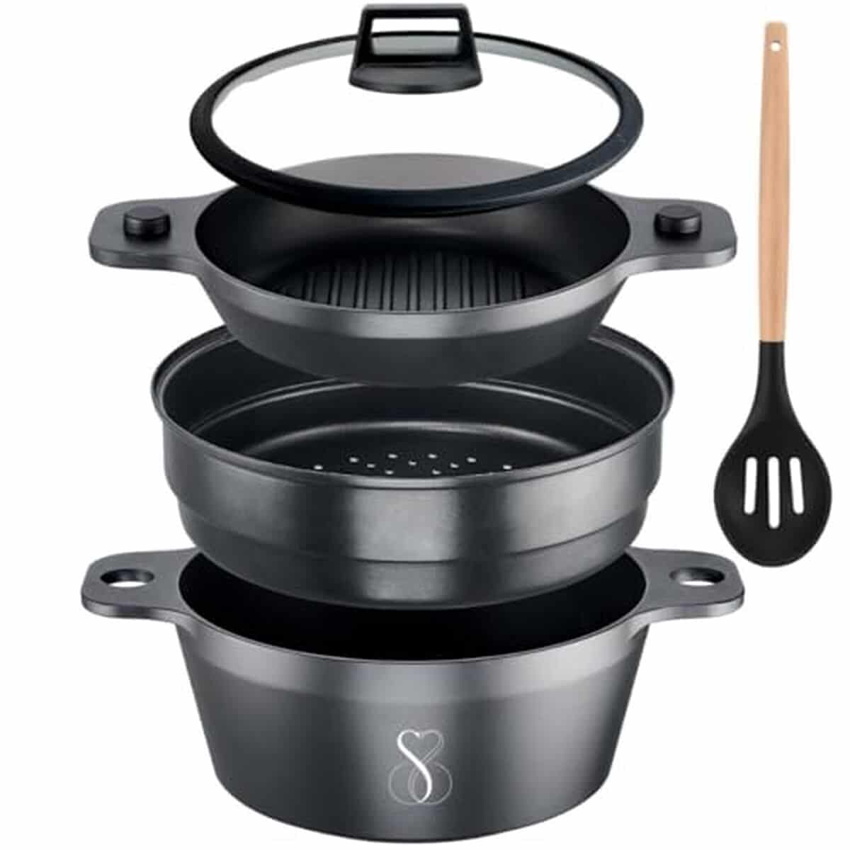 Test du set cuisinière à vapeur Stone&Stone RS1003 : polyvalence culinaire