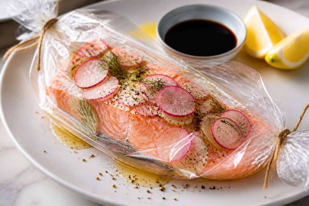 Carta Fata : saumon aux radis roses