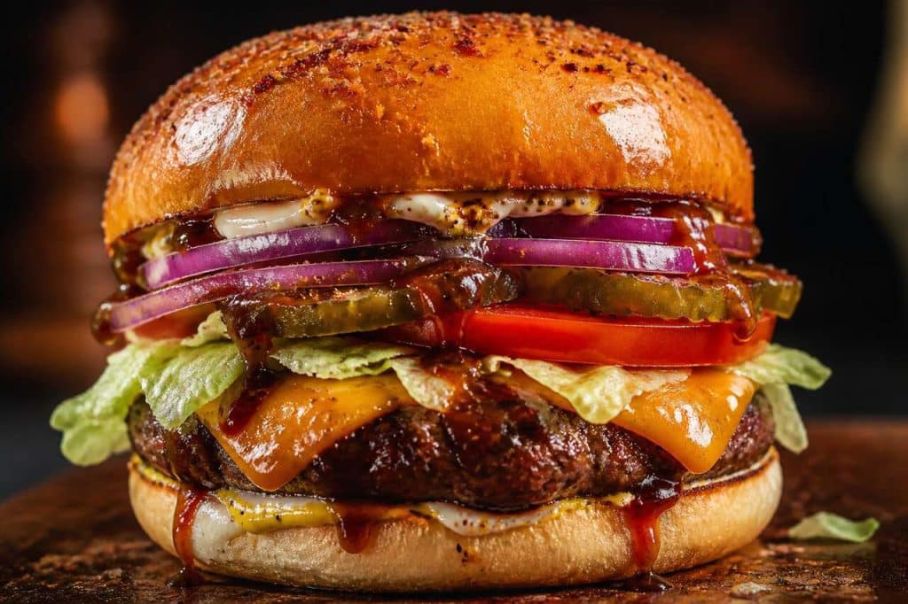 Recette de hamburger au barbecue