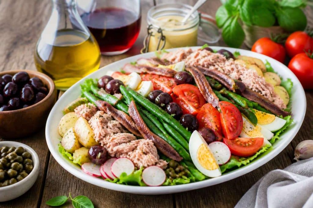 Recette de salade niçoise au thon