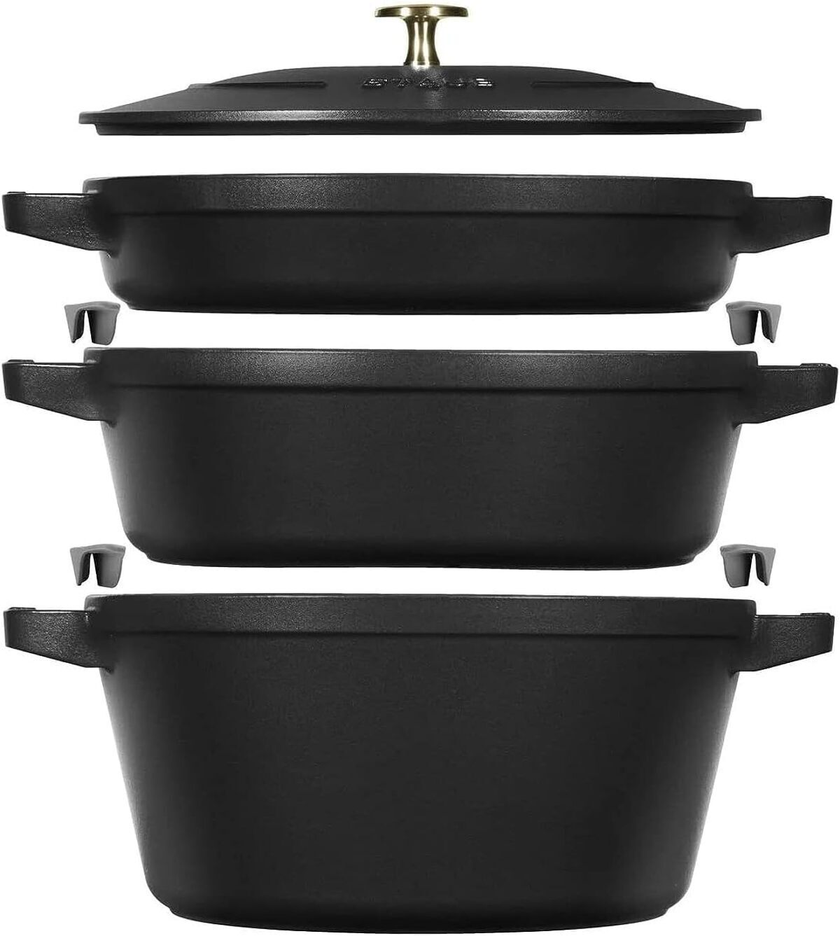 Test : la cocotte STAUB, ensemble de casseroles en fonte noir
