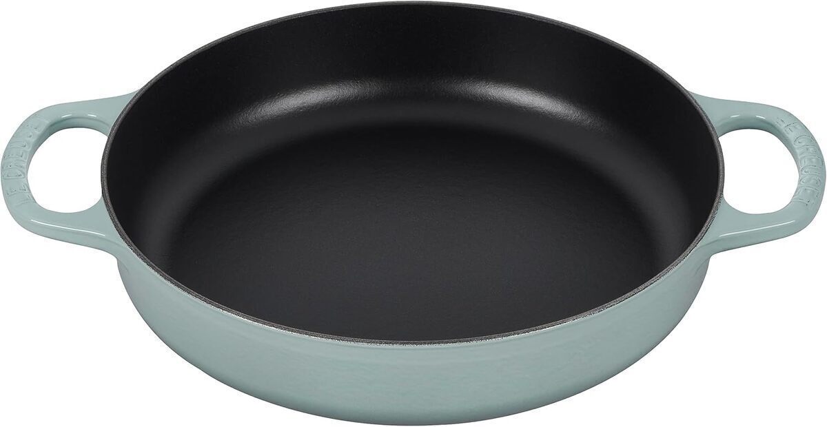 Test : poêle en fonte Le Creuset Signature 28 cm motif sel de mer