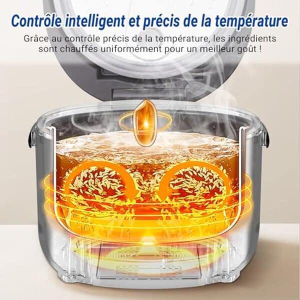 Découvrez notre test détaillé du cuiseur de riz Amzchef 4L multifonctionnel 860W : performances, fonctionnalités et avis d'utilisation pour bien choisir. 
