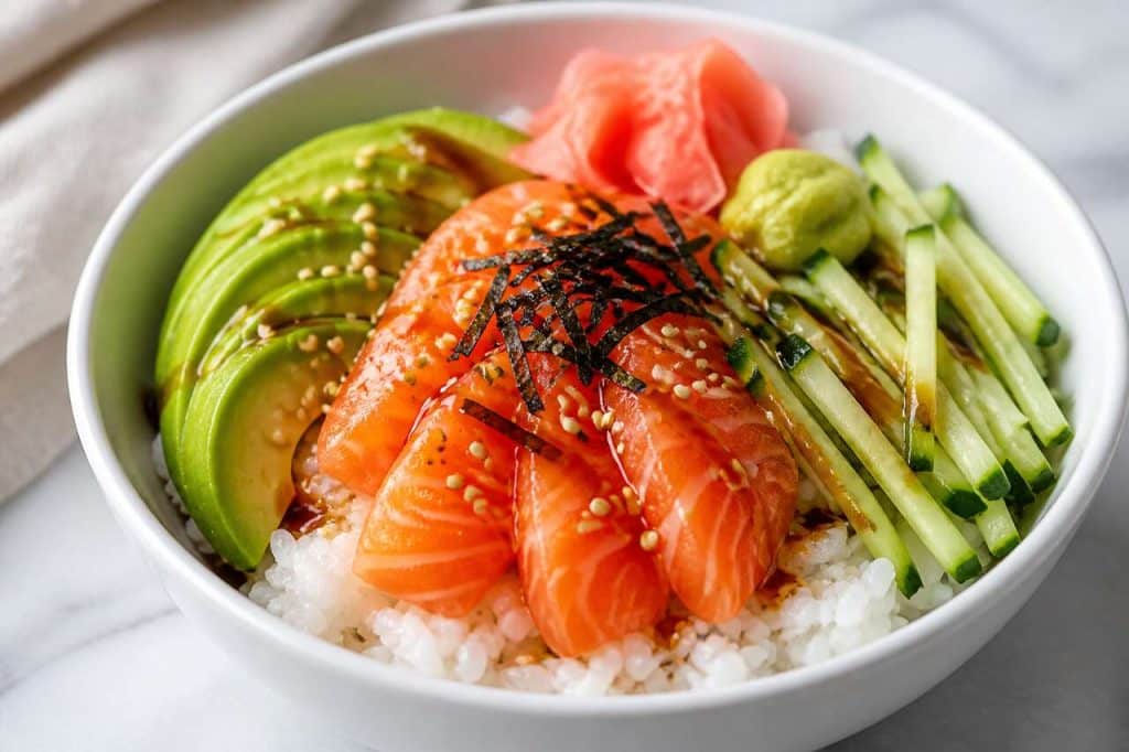 Recette de chirashi saumon avocat : délicieux et facile
