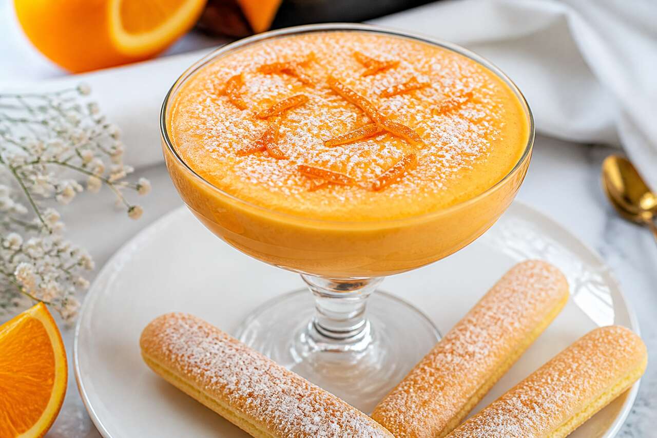 Soufflé glacé à la vodka et orange : recette gourmande