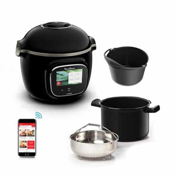 Découvrez notre test détaillé du Moulinex Cookeo Touch Wifi, multicuiseur intelligent avec écran tactile et 250 recettes intégrées pour cuisiner facilement. 
