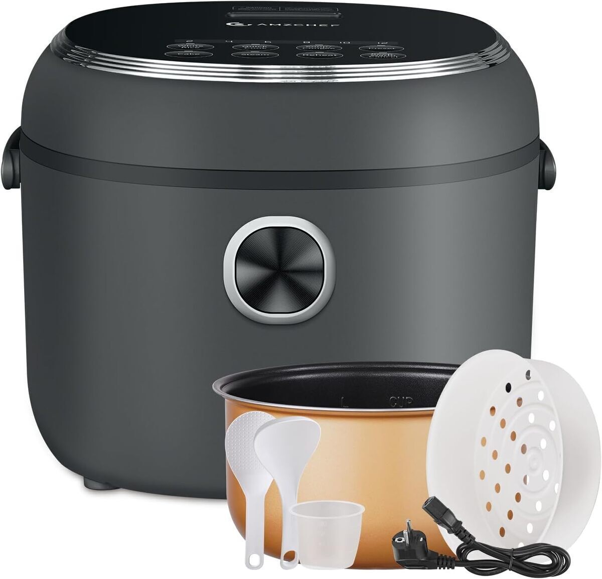 Test : amzchef mini cuiseur de riz 4L multifonctionnel 860W