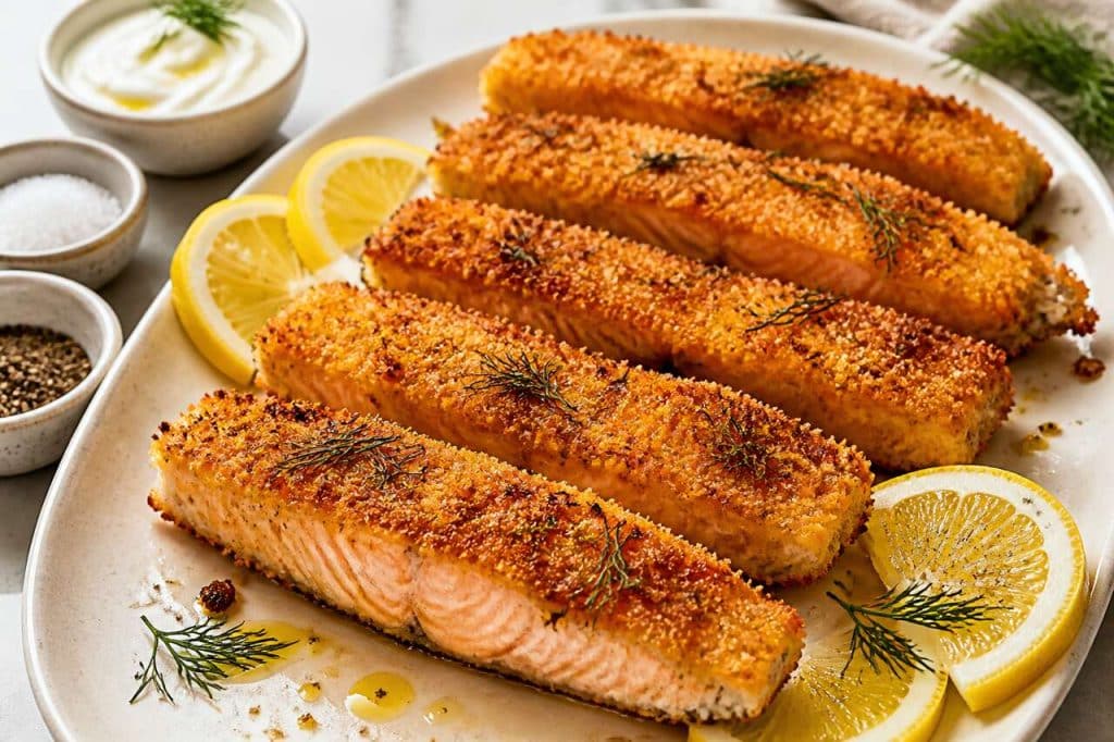 Fingers de saumon géant à l'aneth : recette savoureuse et simple