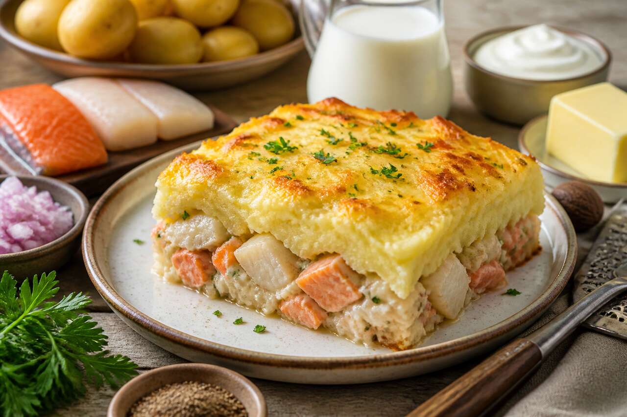 Hachis parmentier haddock saumon : recette savoureuse et facile