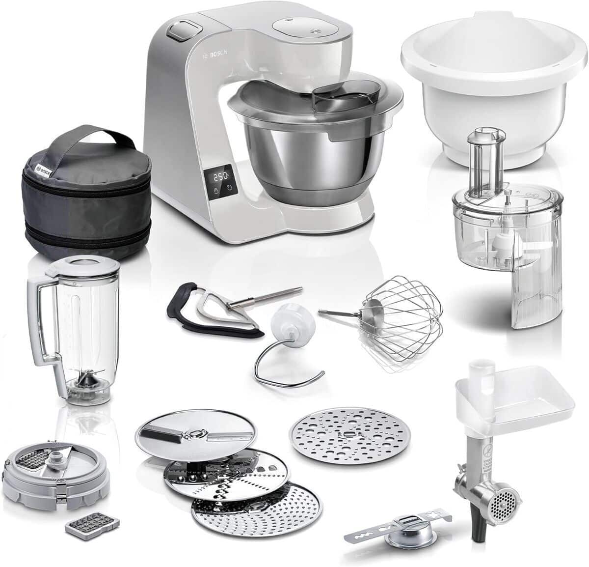 Test du robot de cuisine Bosch MUM5XL72 performance et polyvalence 1000 W